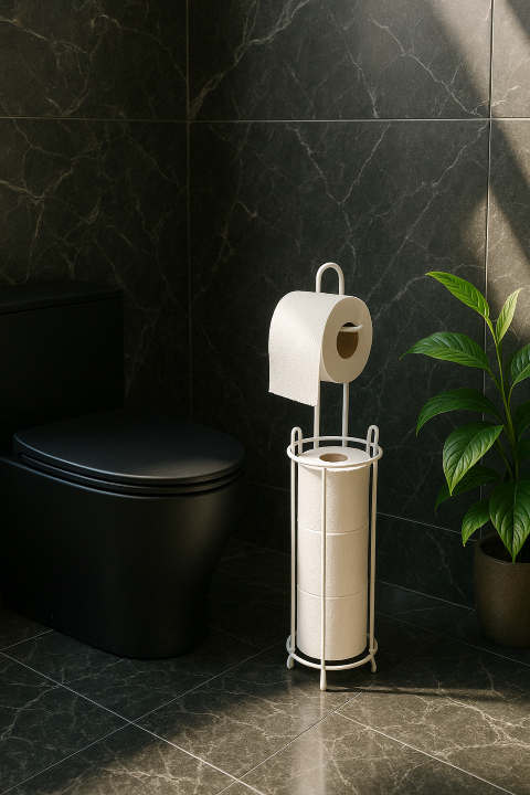WB049 Yedekli Yuvarlak WC Kağıtlık