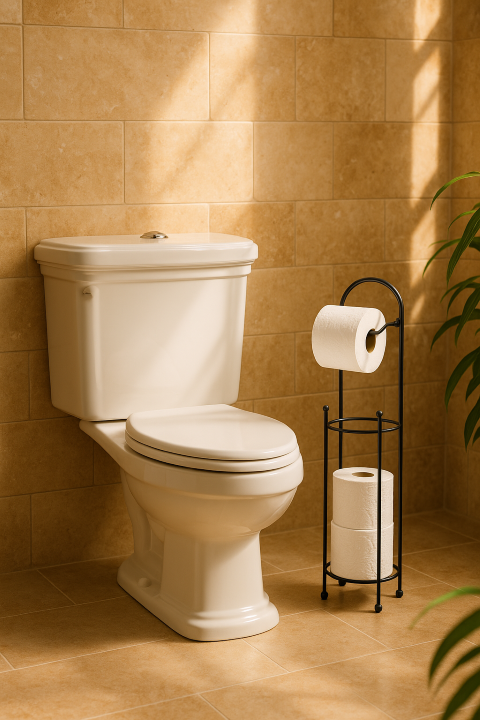 WB050 Yedekli Misketli WC Kağıtlık